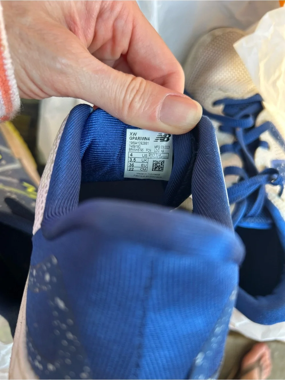 New Balance breathable mesh